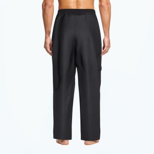 Multi Pocket Solid Color Straight Casual Pants