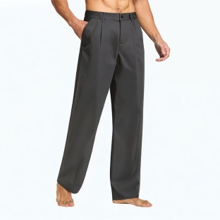 Ice Silk Nine Point Casual Trousers