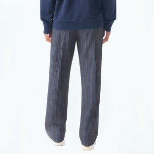 Retro Vertical Striped Casual Pants