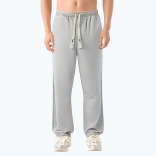 Braided Drawstring Casual Sweatpants