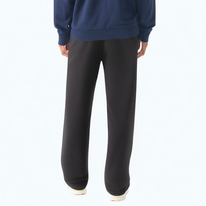 Black Tapered Drape Casual Pants 
