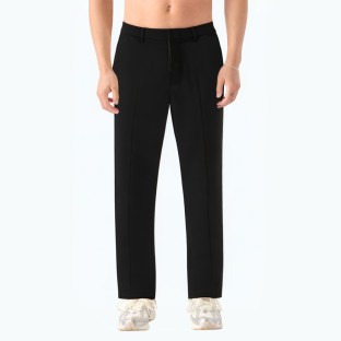 Men's Wool Straight Casual Pants