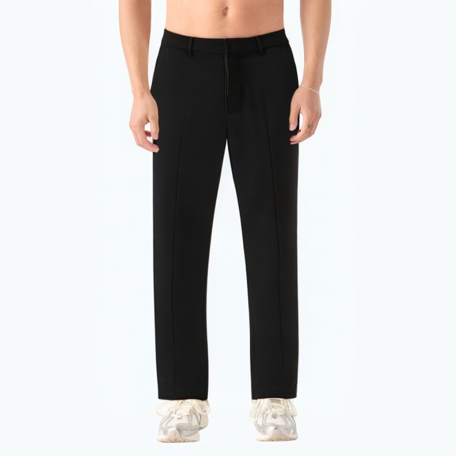 Men's Wool Straight Casual Pants