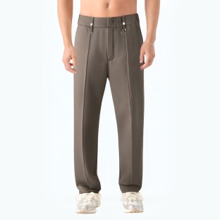 Brown Commuter Casual Trousers 