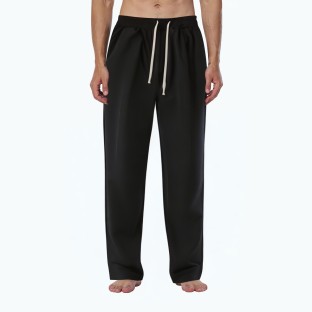Solid Color Drape Casual Pants