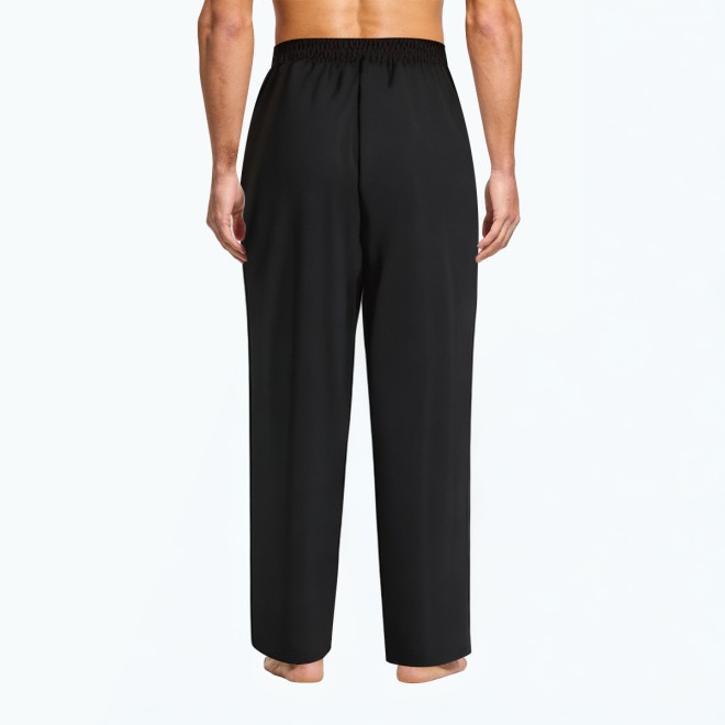 Solid Color Drape Casual Pants