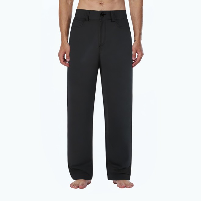 High End Solid Color Casual Trousers