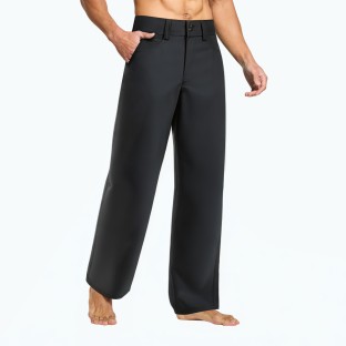 High End Solid Color Casual Trousers