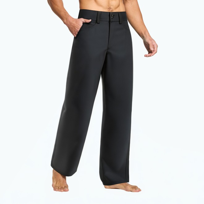 High End Solid Color Casual Trousers