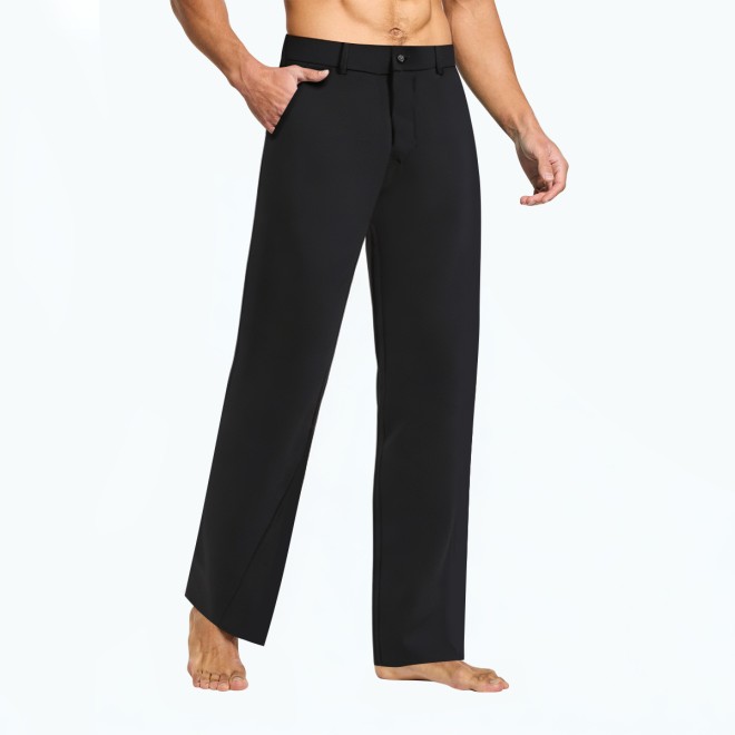 Solid Color Flared Casual Pants 