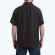 Black Textured Short Sleeved Shirt 