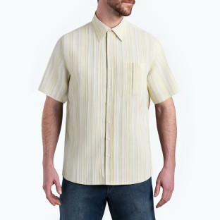 Contrast Stripe Commuter Short Sleeved Shirt 