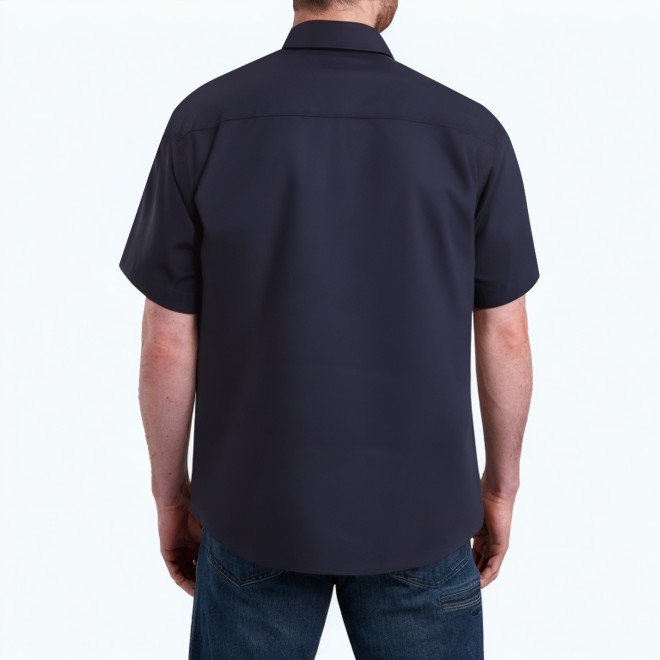 Men's Business Simple Short Sleeved Shirt 