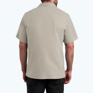 Men's Khaki Commuter Short Sleeve Shirt 