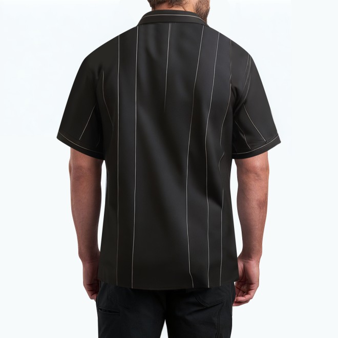 Striped Drop Shoulder Men's Shirt