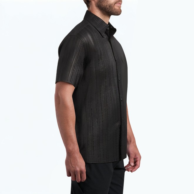 Men's Ice Silk Jacquard Shirt
