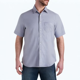 Men's Skin Friendly And Breathable Short Sleeved Shirt