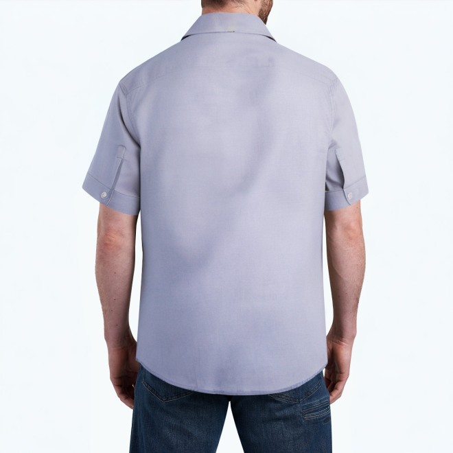 Men's Skin Friendly And Breathable Short Sleeved Shirt