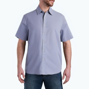 Classic Blue Short Sleeve Shirt