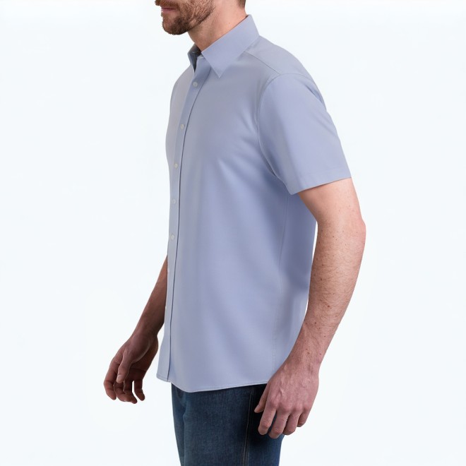 Classic Blue Short Sleeve Shirt