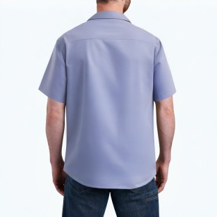 Classic Blue Short Sleeve Shirt