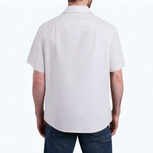 Solid Color Commuting Short Sleeved Shirt 