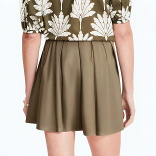 Women's Casual Pleated Suit Shorts