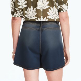 Retro High Waisted Denim Shorts