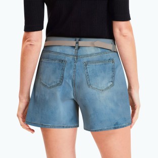 Summer Casual Light Blue Denim Shorts