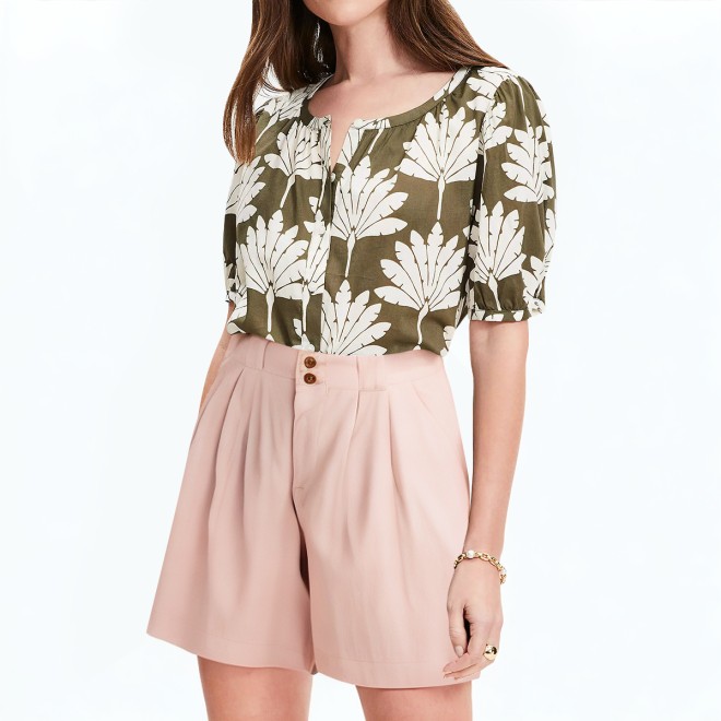 Pink All Match A Line Shorts