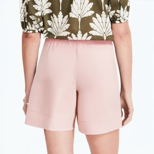 High Waisted Split Wide Leg Shorts