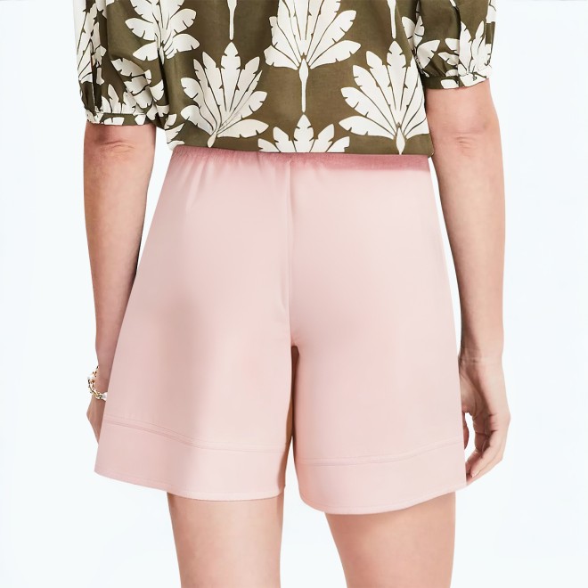 High Waisted Split Wide Leg Shorts