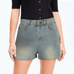 Slimming Loose Wide Leg Denim Shorts 