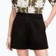 Black Summer Drawstring Casual Shorts