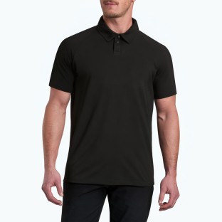 Men's Solid Color Short Sleeved Polo Shirt