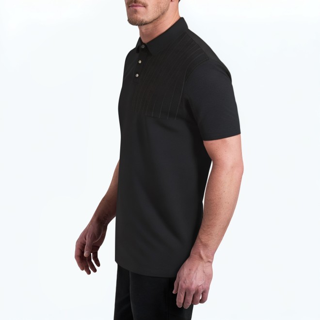 Men's Patchwork Striped POLO Shirt