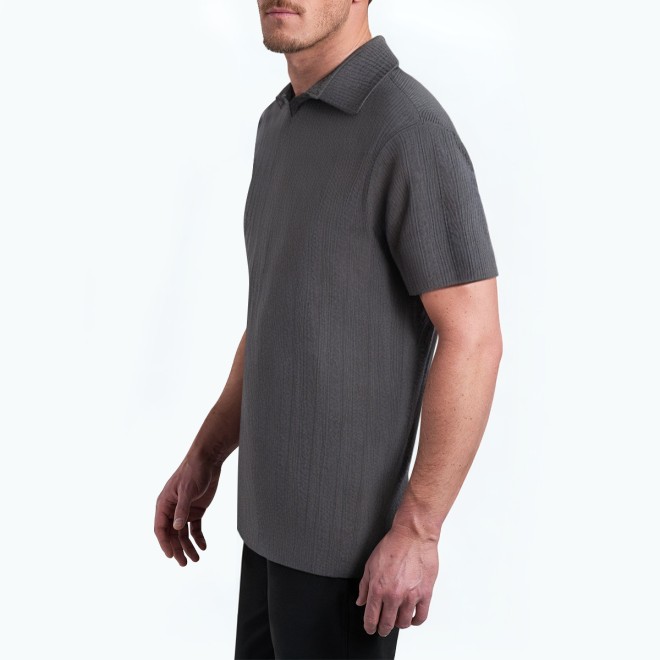 Wheat Ear Texture Polo Shirt