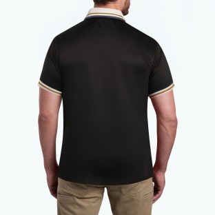 Summer College Style Contrast Color Short Sleeve POLO Shirt