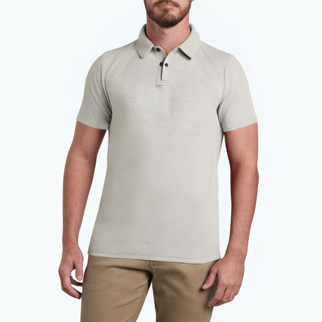 Solid Color Retro Short Sleeved Polo Shirt 