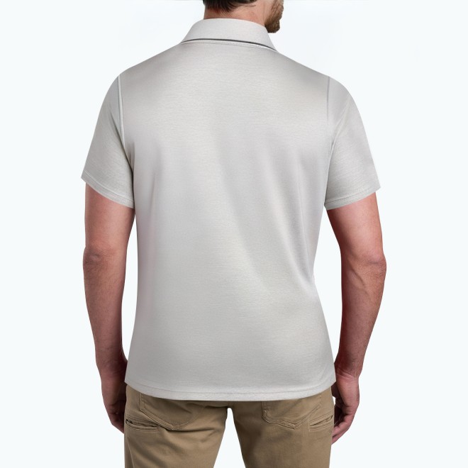 Solid Color Retro Short Sleeved Polo Shirt 