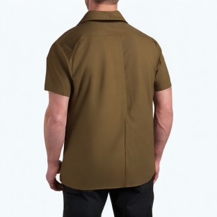 Men's Retro Solid Color Short Sleeve POLO Shirt
