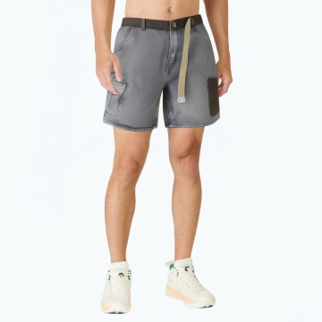 Summer Casual Contrast Denim Shorts