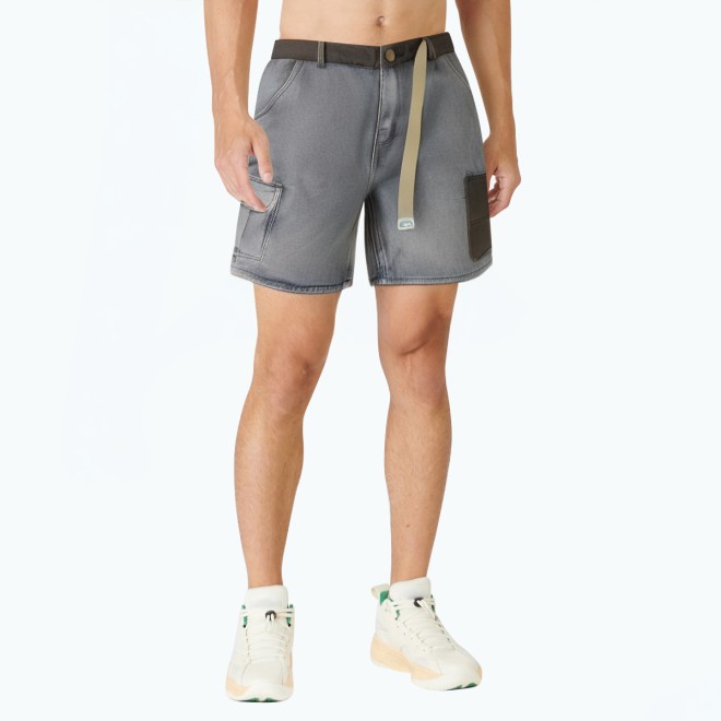Summer Casual Contrast Denim Shorts