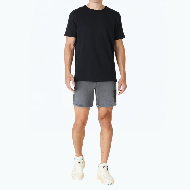 Summer Casual Contrast Denim Shorts