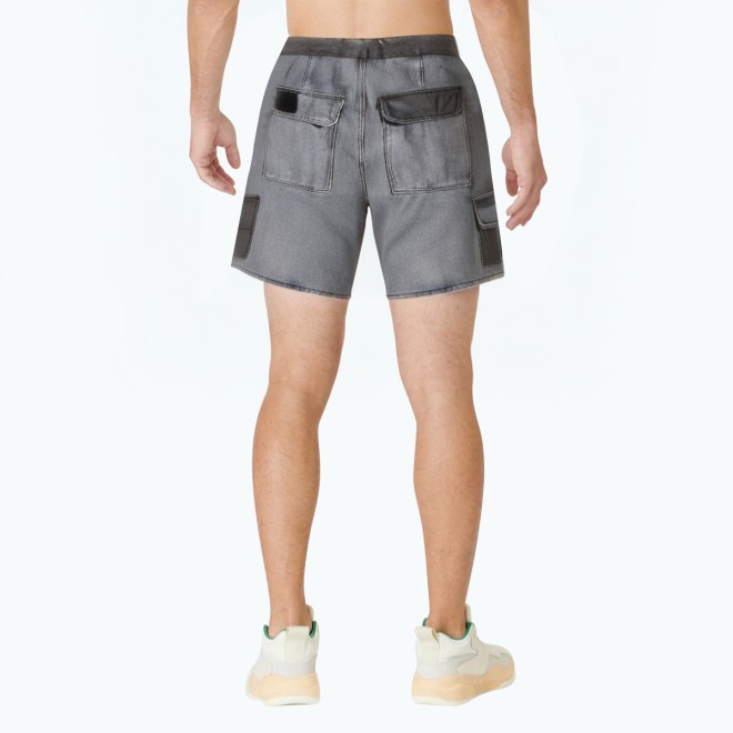 Summer Casual Contrast Denim Shorts
