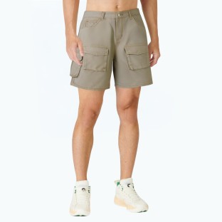 Retro Multi Pocket Denim Work Shorts 
