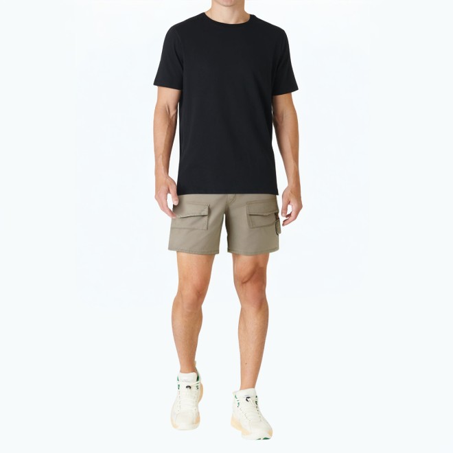 Retro Multi Pocket Denim Work Shorts 
