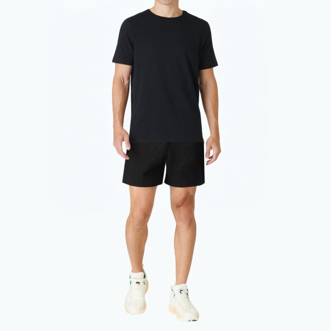 Summer Solid Color Ice Silk Men's Shorts