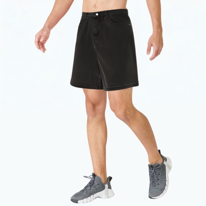 Summer Casual Solid Color Denim Shorts