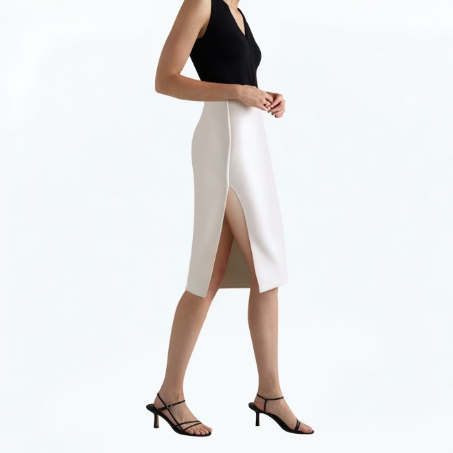 High Pressure Pleat Professional Suit Skirt